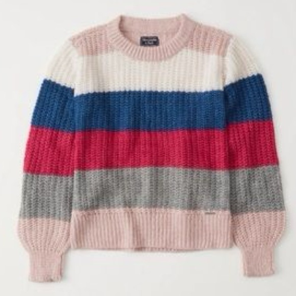 Colorful Striped Sweater‎